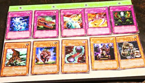 Tcg 10 card - yu-gi-oh!, lot