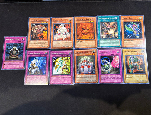 1st edition 11 card - yu-gi-oh!, 11-card